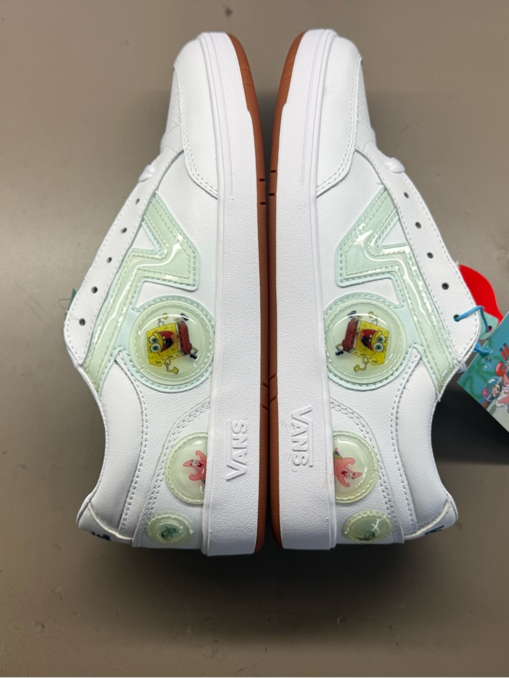 New with Box Unisex Vans Lowland CC Ble Spongebob Bubble White ComfyCush Men 9.5 - Picture 7 of 10